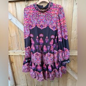 Anthropologie Bohemian Patterned Dress